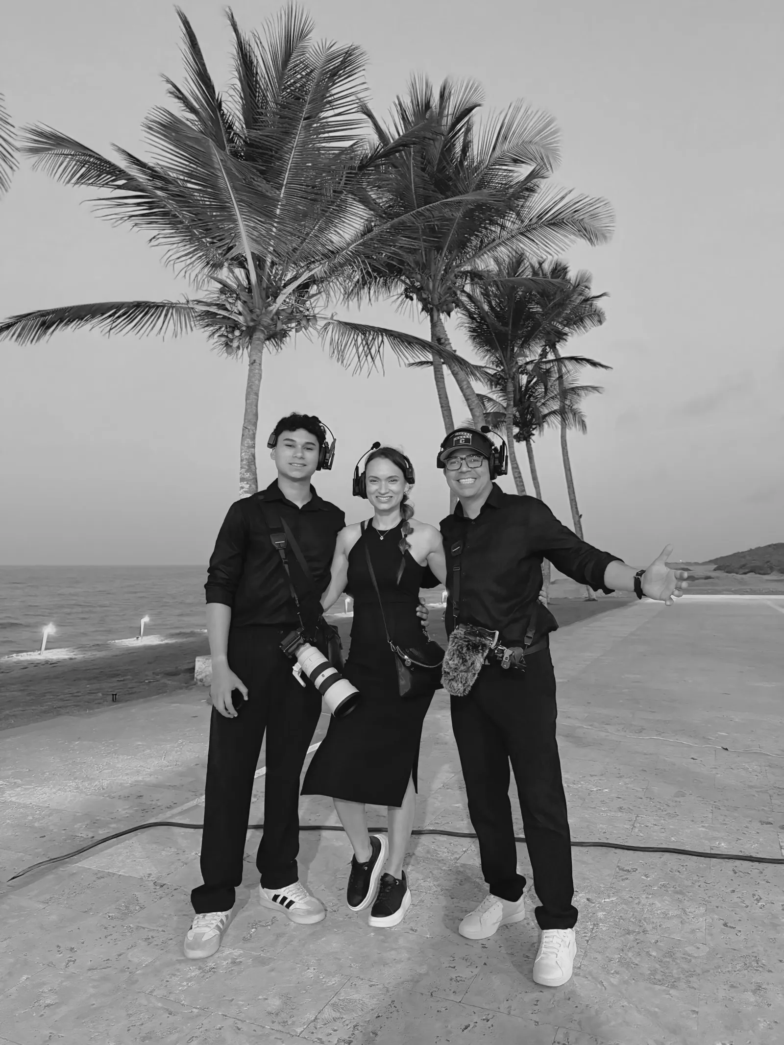 La familia de videógrafos de Matrimonios Venezuela en Isla de Margarita
